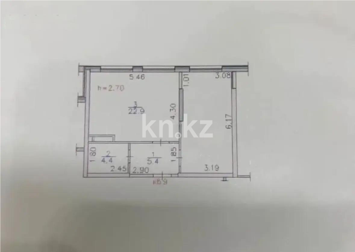 Продажа 2-комнатной квартиры, 52 м² в Алматы