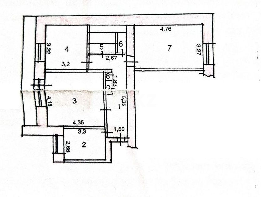 Продажа 3-комнатной квартиры, 67.5 м² в Усть-Каменогорске - фото 14