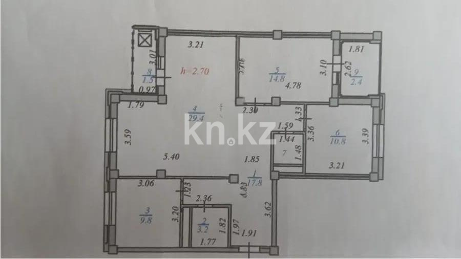 Продажа 3-комнатной квартиры, 92 м² в Астане - фото 8