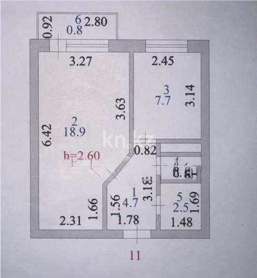 Продажа 1-комнатной квартиры, 36 м², пр. Абылай хана, дом  29/1 в Астане - фото 5