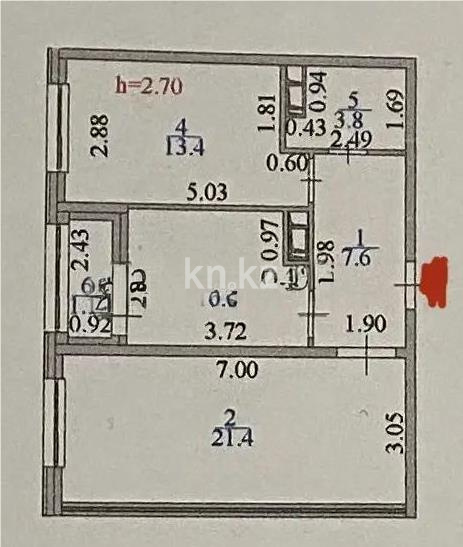 Продажа 2-комнатной квартиры, 58 м² в Астане - фото 6