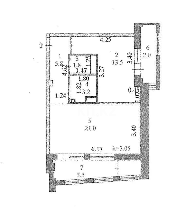 Продажа 1-комнатной квартиры, 50.8 м² в Астане - фото 5