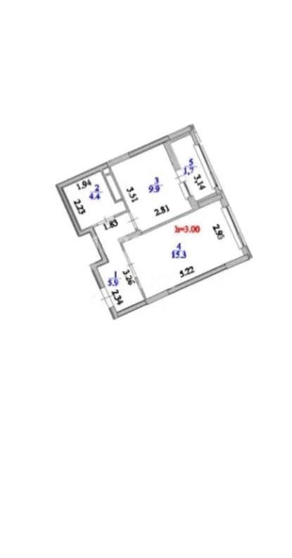 Продажа 1-комнатной квартиры, 37.2 м² в Астане