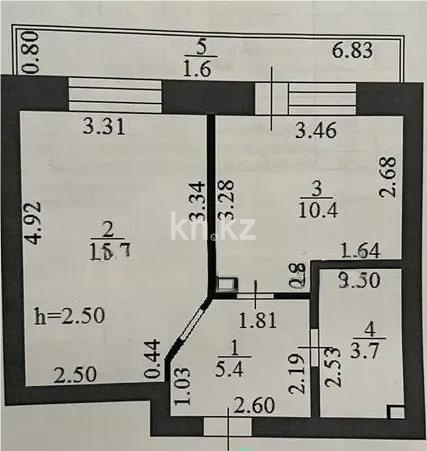 Продажа 1-комнатной квартиры, 36.7 м² в Астане - фото 5