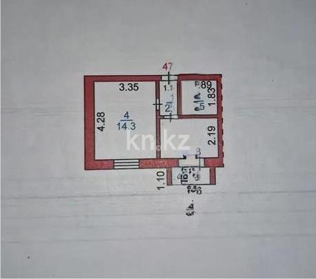 Продажа 1-комнатной квартиры, 27 м² в Караганде - фото 5