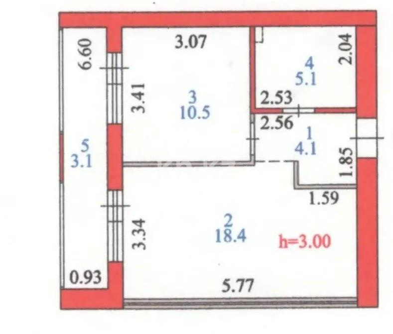 Продажа 2-комнатной квартиры, 43 м² в Астане - фото 3