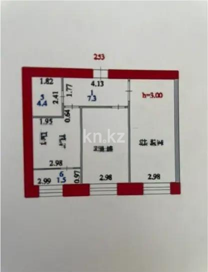 Продажа 2-комнатной квартиры, 58.1 м², ул. Е-15, дом  13 в Астане - фото 5