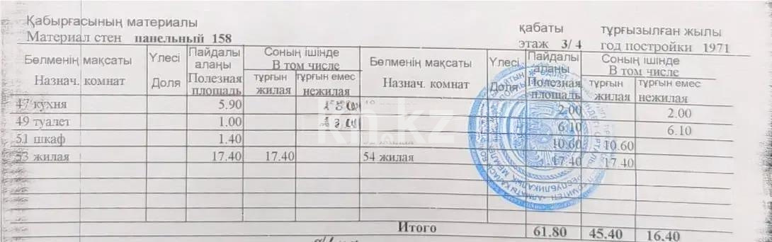 Продажа 3-комнатной квартиры, 62.5 м², ул. Ураза Исаева, дом  28 в Алматы - фото 7