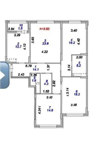 Продажа 4-комнатной квартиры, 117 м² в Астане