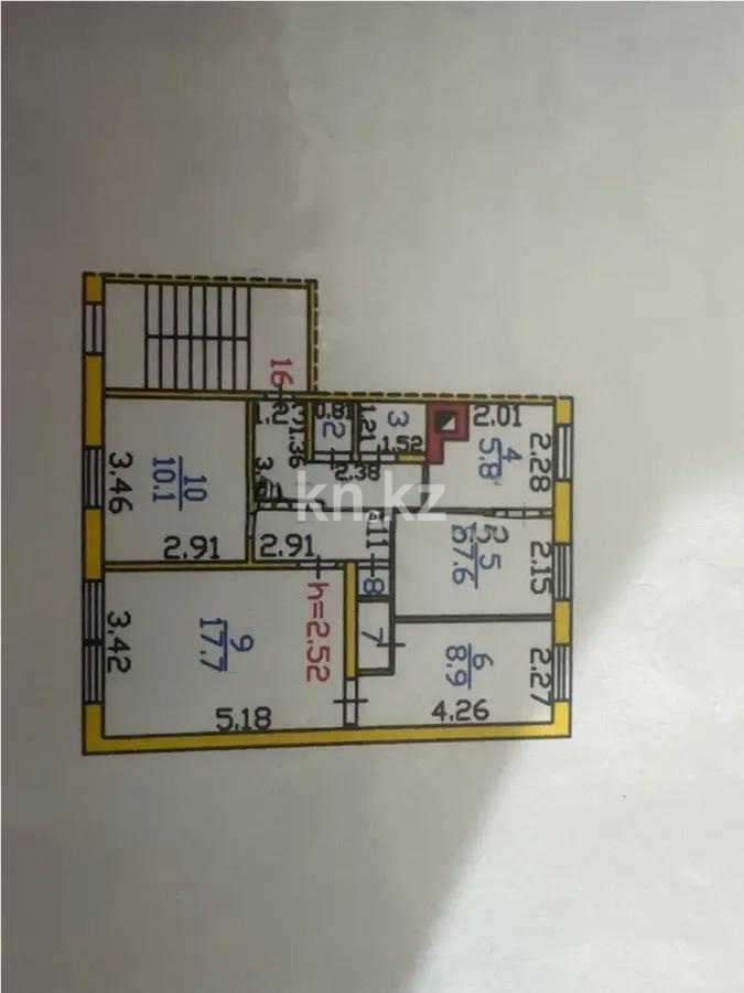 Продажа 4-комнатной квартиры, 62 м², ул. Островского, дом  2 в Шахтинске