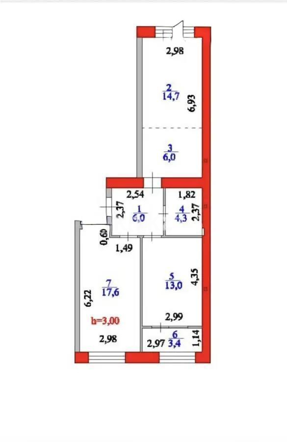 Продажа 3-комнатной квартиры, 65 м², ул. Е-15, дом  13 в Астане - фото 3