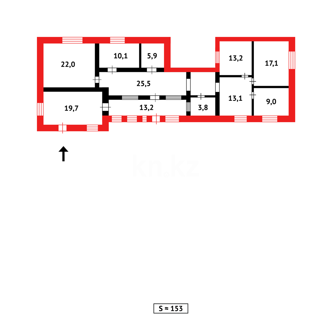 Продажа 4-комнатного дома, 153 м² в Караганде - фото 9