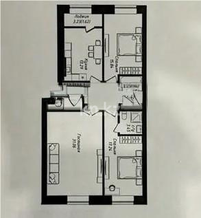 Продажа 3-комнатной квартиры, 96.46 м² в Астане