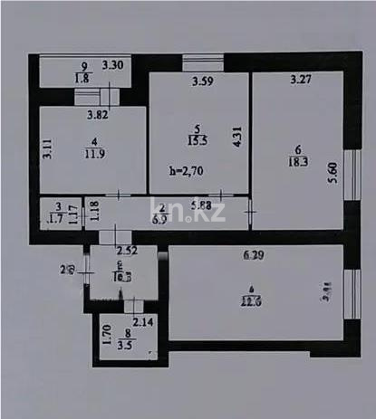 Продажа 3-комнатной квартиры, 86.5 м² в Астане - фото 7