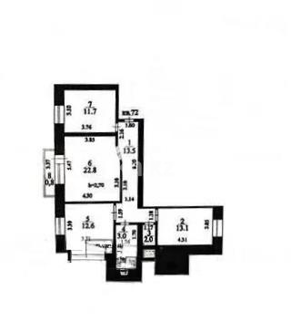 Продажа 3-комнатной квартиры, 79.5 м² в Астане - фото 6