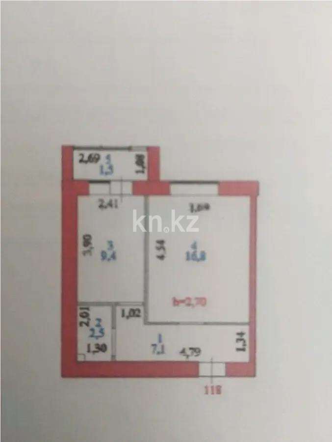 Продажа 1-комнатной квартиры, 38 м² в Астане - фото 3