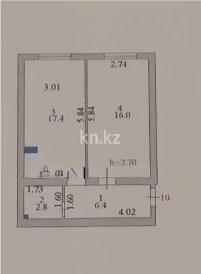 Продажа 1-комнатной квартиры, 42.6 м² в Астане - фото 5