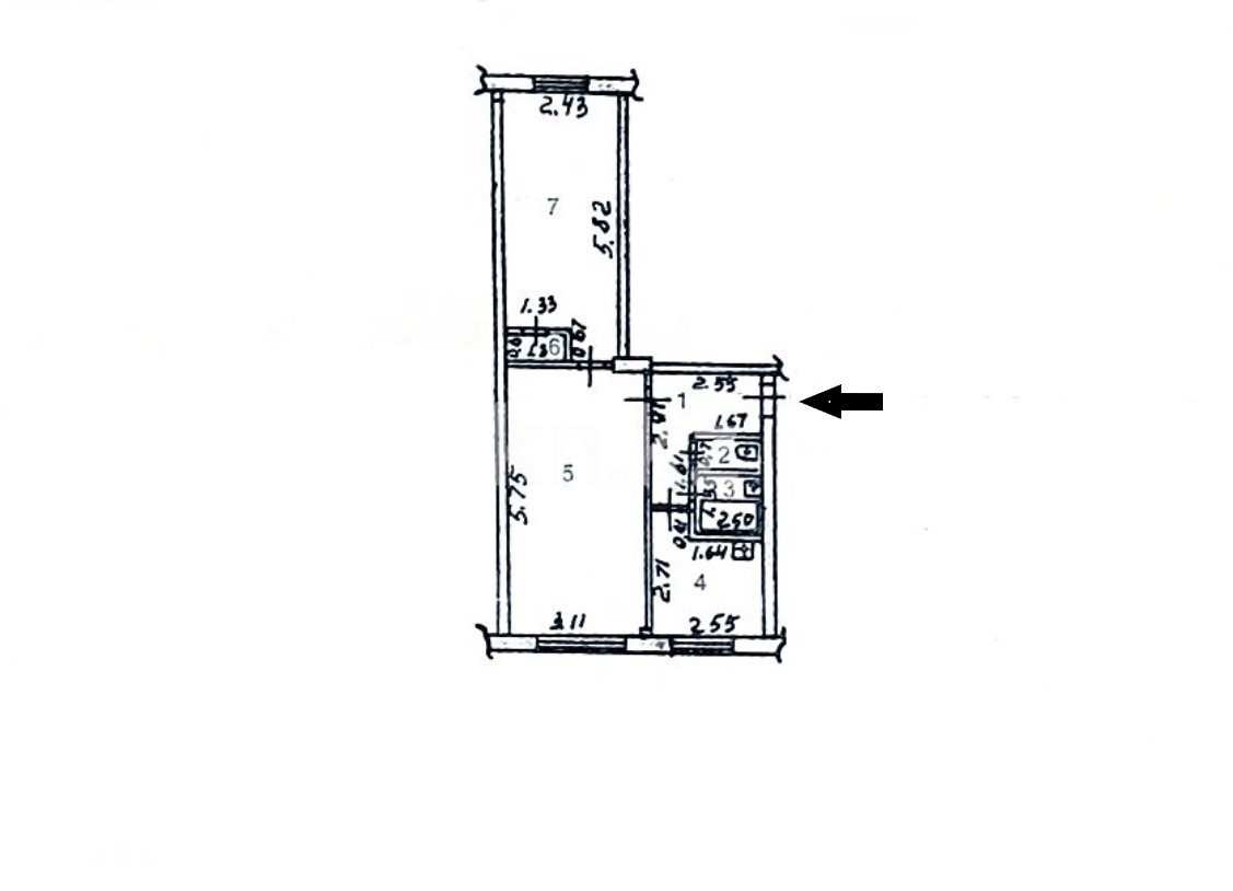Продажа 2-комнатной квартиры, 45.2 м² в Усть-Каменогорске - фото 10