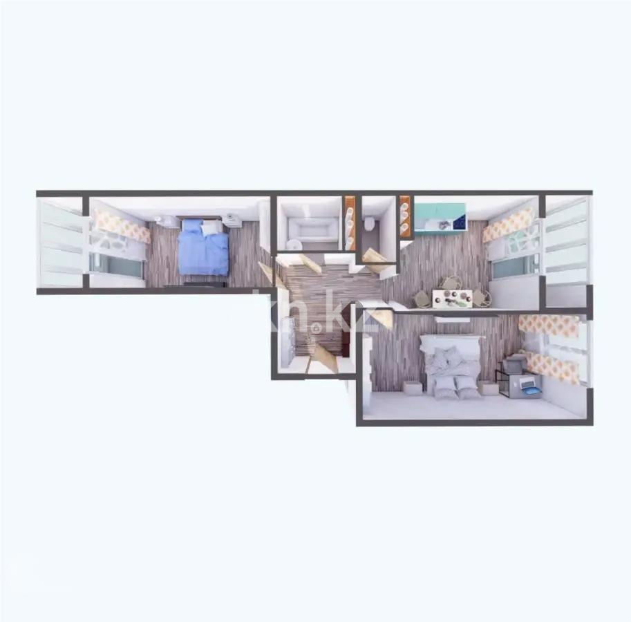 Продажа 3-комнатной квартиры, 73.5 м², ул. Алтын орда, дом  7 стр в Алматы