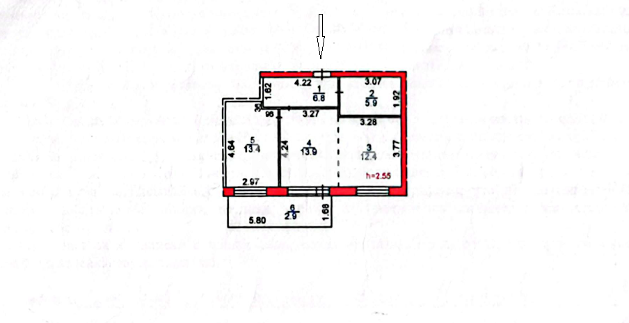Продажа 2-комнатной квартиры, 55 м² в Караганде - фото 27