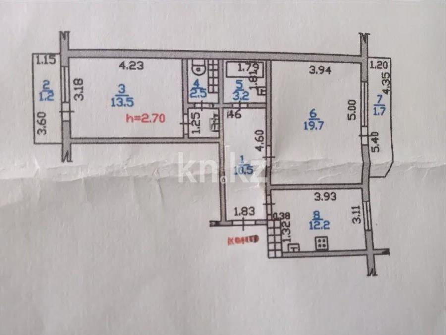 Продажа 2-комнатной квартиры, 64.5 м² в Алматы - фото 6