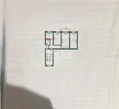 Продажа 3-комнатной квартиры, 56 м², ул. Абая, дом  48 в Абае - фото 4