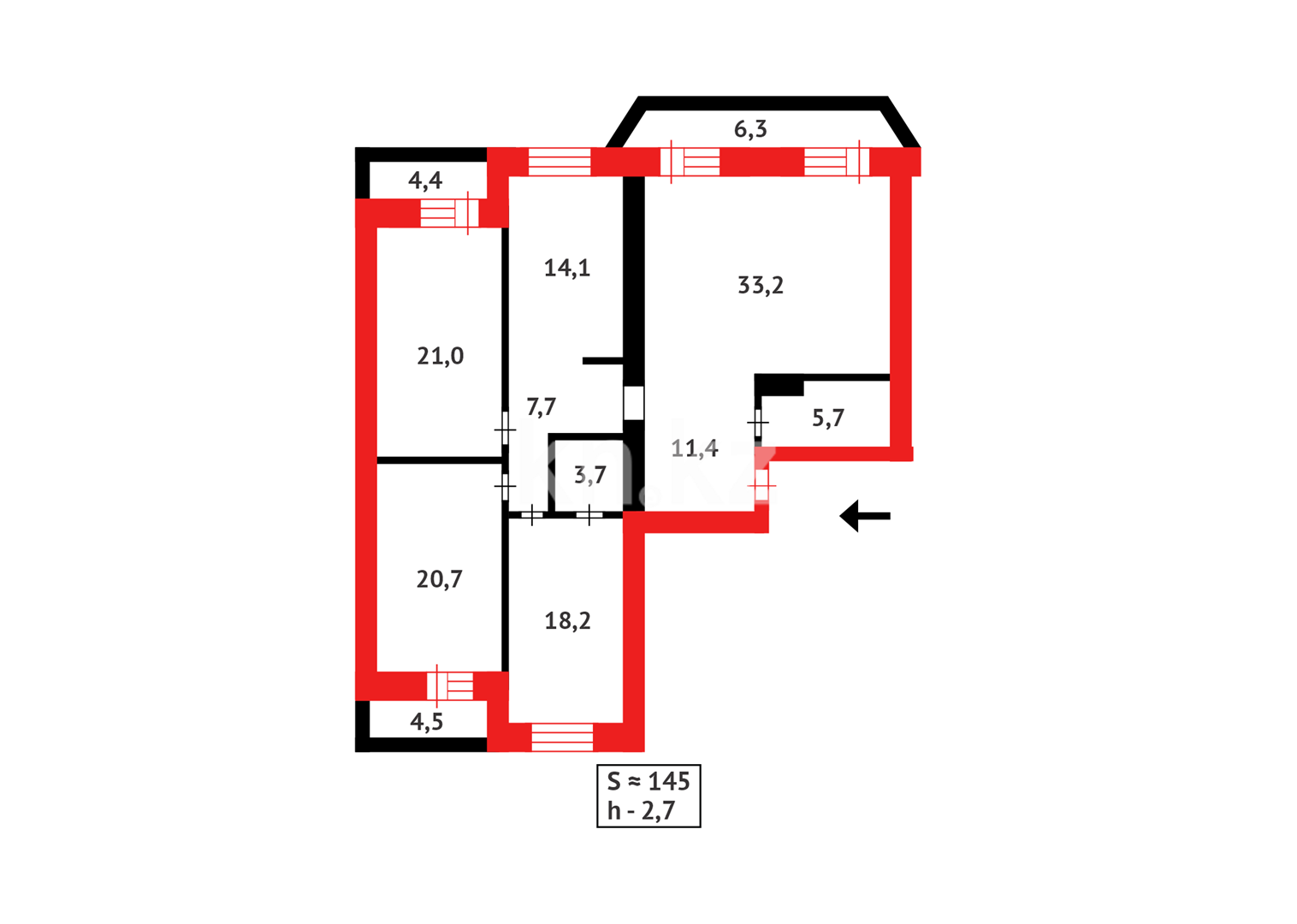 Продажа 4-комнатной квартиры, 145 м² в Астане - фото 20