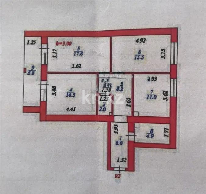 Продажа 3-комнатной квартиры, 85.5 м² в Астане