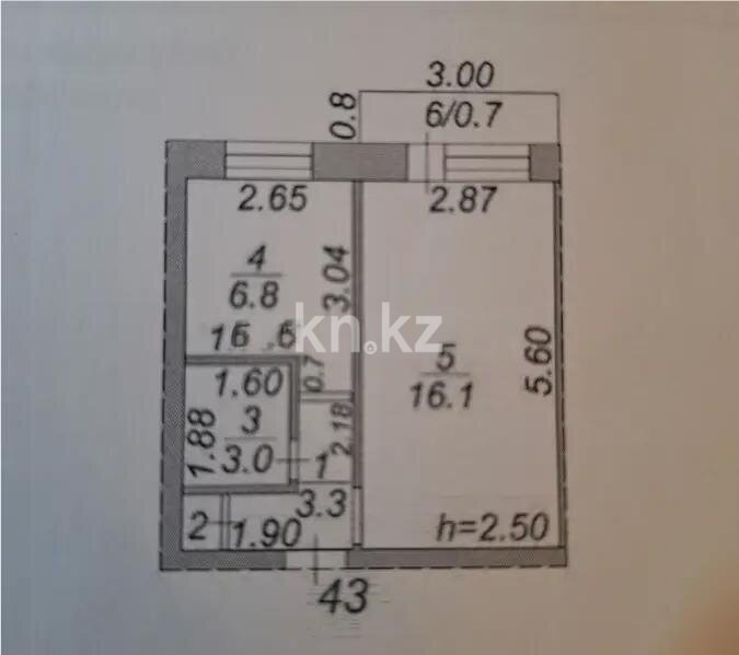 Продажа 1-комнатной квартиры, 30 м² в Темиртау - фото 4