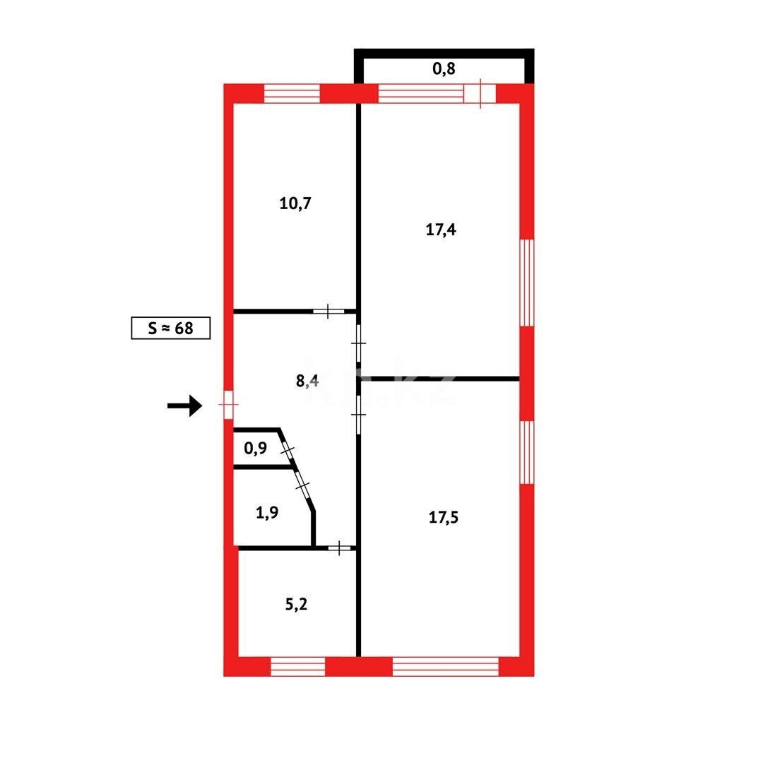Продажа 3-комнатной квартиры, 63 м² в Темиртау - фото 15