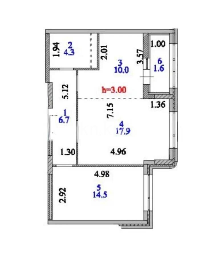 Продажа 2-комнатной квартиры, 55 м² в Астане - фото 4