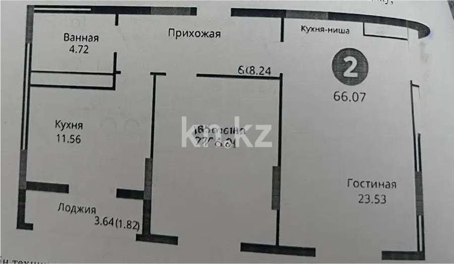 Продажа 3-комнатной квартиры, 67 м², ул. Е-429, дом  14 в Астане