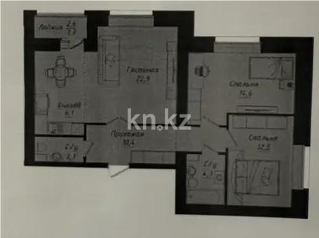 Продажа 3-комнатной квартиры, 75 м² в Астане