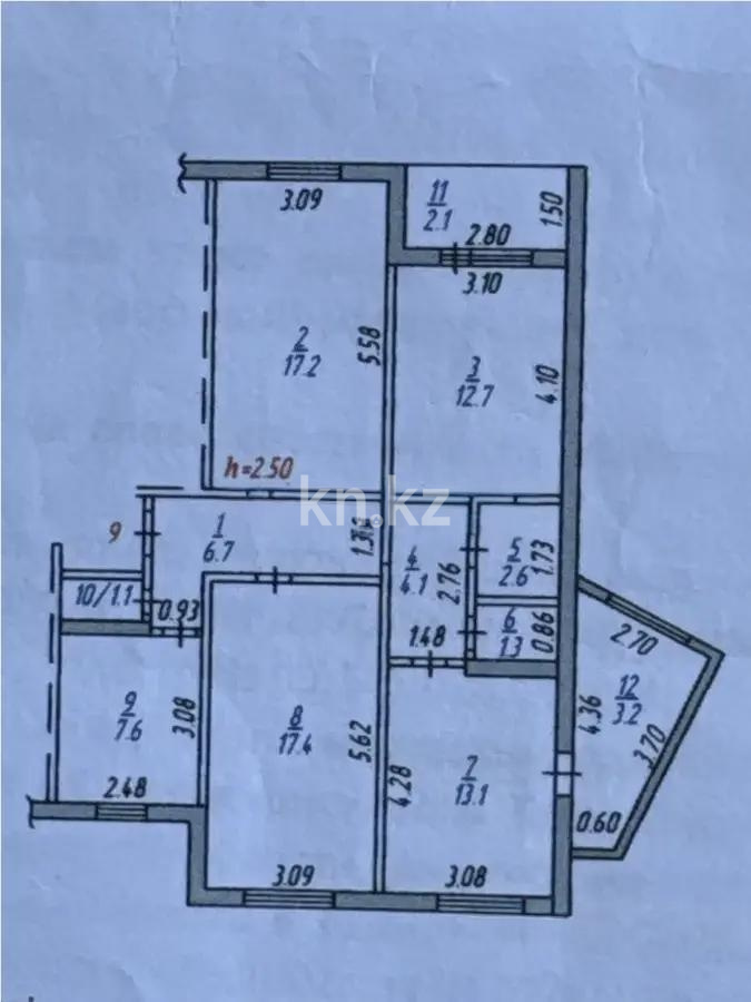 Продажа 4-комнатной квартиры, 89 м² в Темиртау - фото 11