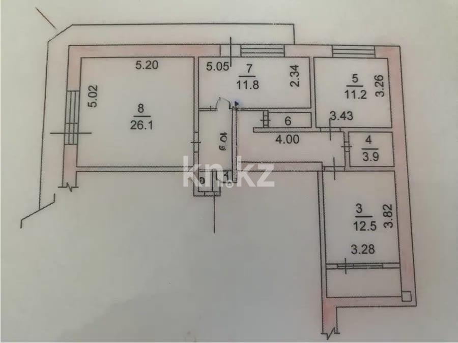 Продажа 3-комнатной квартиры, 85 м² в Алматы - фото 6