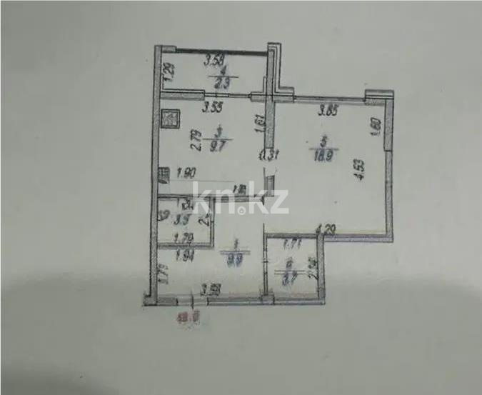 Продажа 1-комнатной квартиры, 48 м² в Алматы