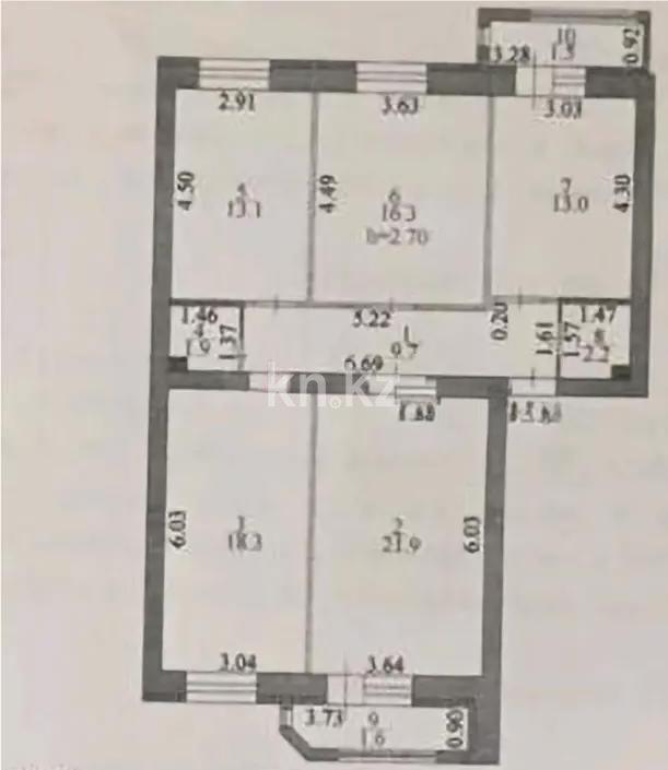 Продажа 4-комнатной квартиры, 100 м² в Астане