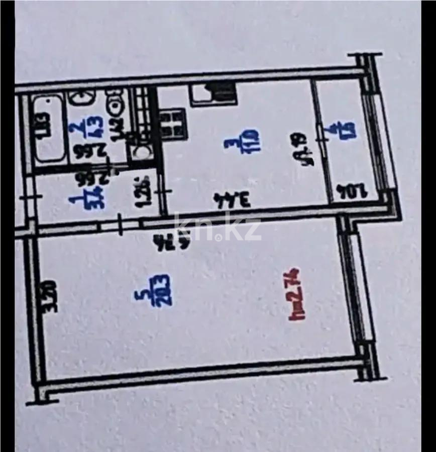 Продажа 1-комнатной квартиры, 41 м² в Алматы - фото 5