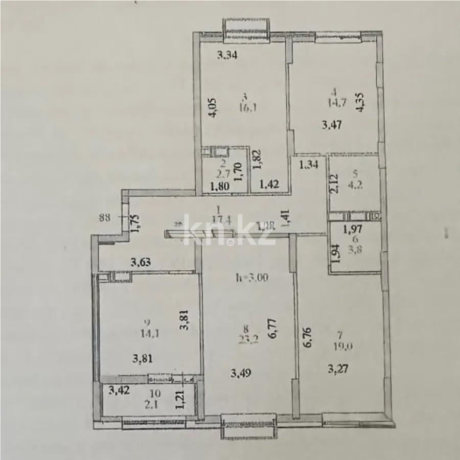 Продажа 4-комнатной квартиры, 117.3 м² в Астане - фото 4