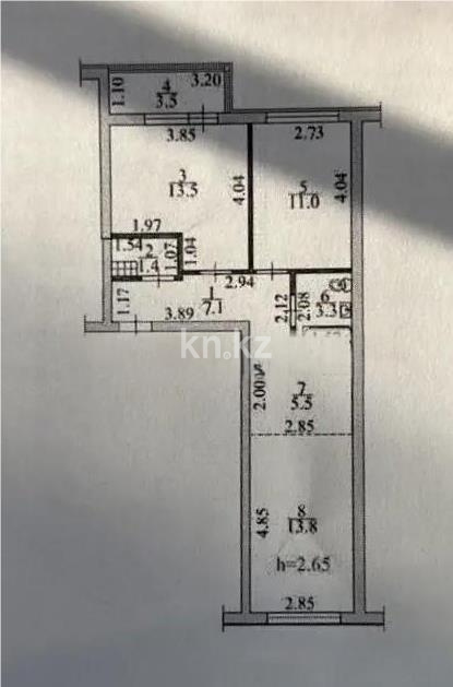 Продажа 3-комнатной квартиры, 60 м², мкр. Шугыла, дом  340/35 в Алматы - фото 6