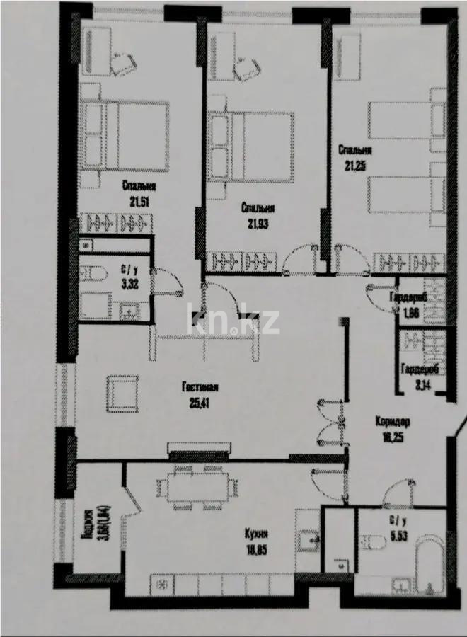 Продажа 4-комнатной квартиры, 140 м² в Астане - фото 4