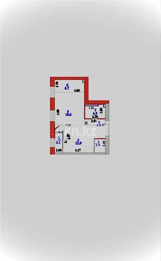 Продажа 2-комнатной квартиры, 54.8 м², ул. Нажимеденова, дом  28 в Астане - фото 4