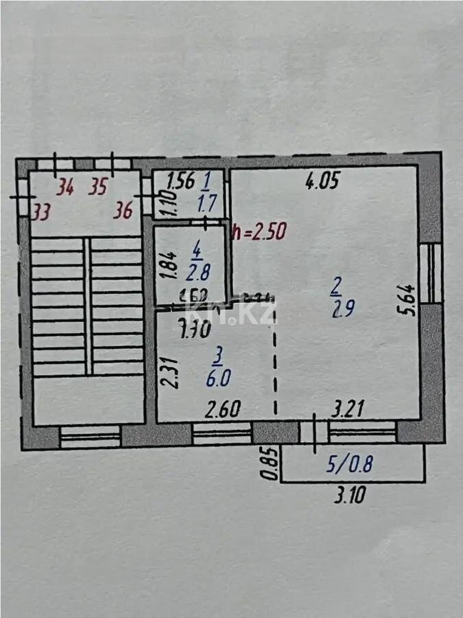 Продажа 1-комнатной квартиры, 32 м² в Темиртау