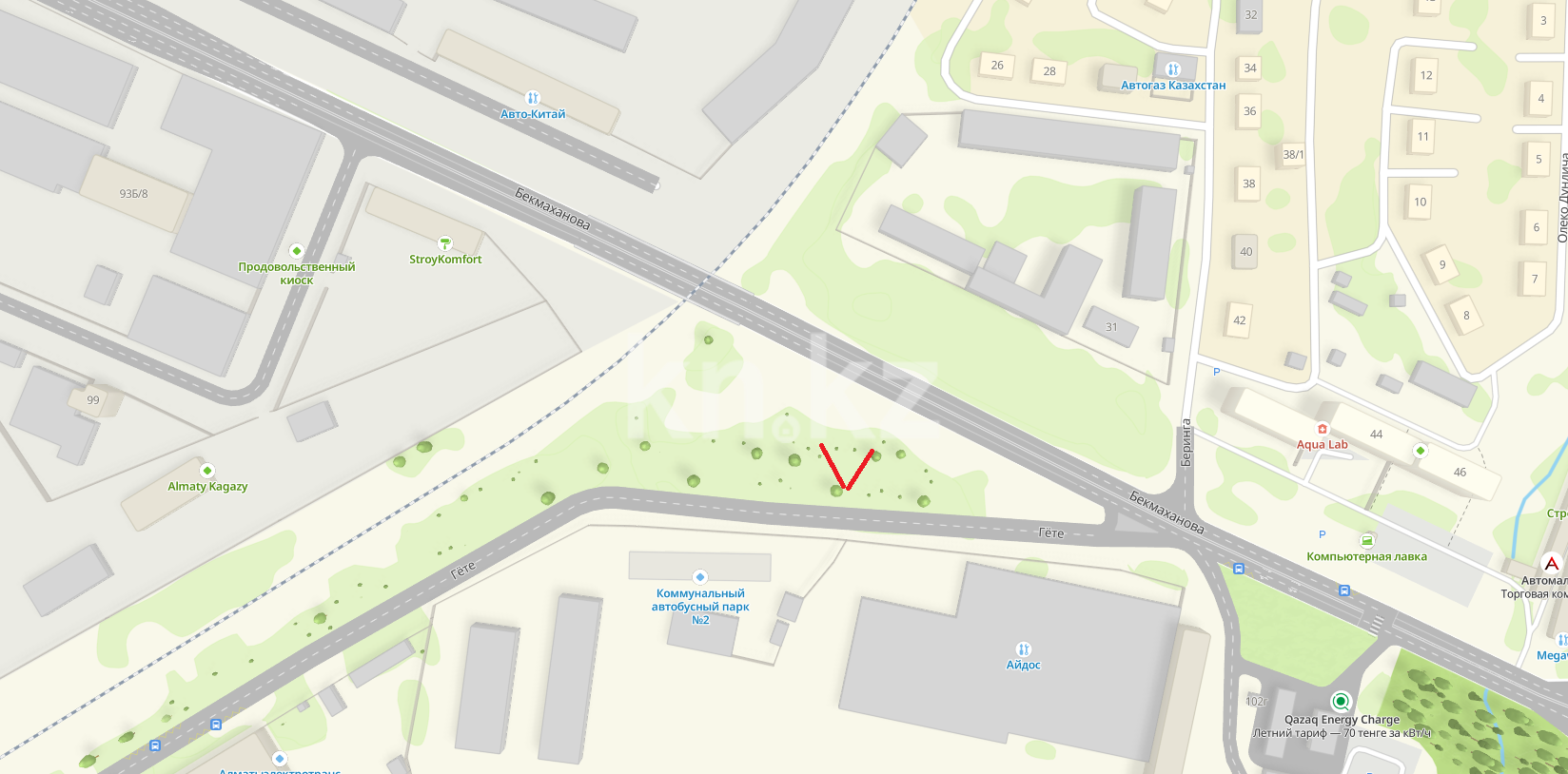 Продажа земельного участка, 8.7 сот., улица Гёте в Алматы - фото 2