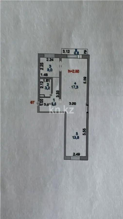 Продажа 2-комнатной квартиры, 48 м², ул. Айманова, дом  16 в Астане - фото 5