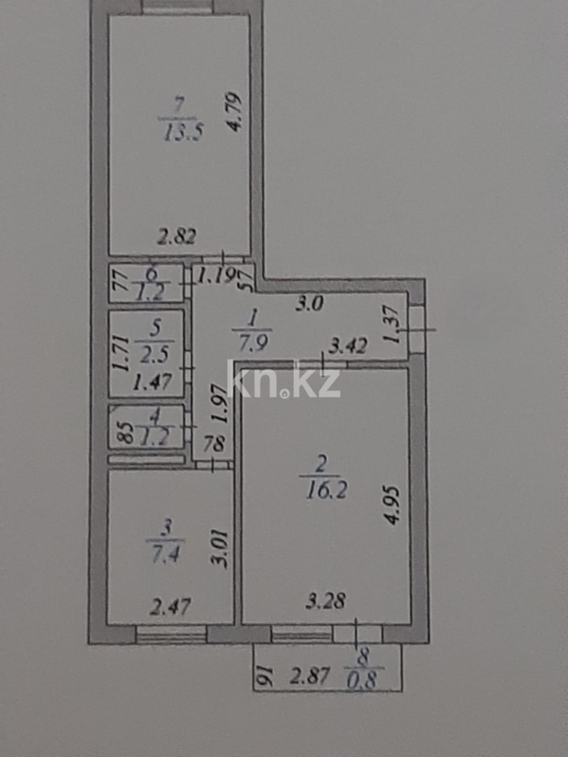 Продажа 2-комнатной квартиры, 50 м² в Астане - фото 6
