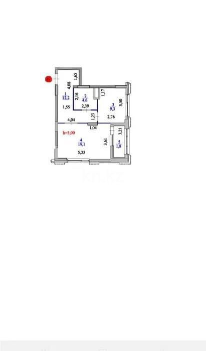 Продажа 1-комнатной квартиры, 50 м² в Астане