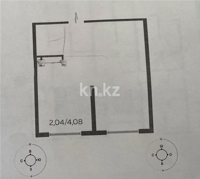 Продажа 1-комнатной квартиры, 45.4 м² в Алматы