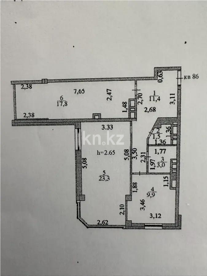 Продажа 2-комнатной квартиры, 67.2 м² в Астане - фото 10