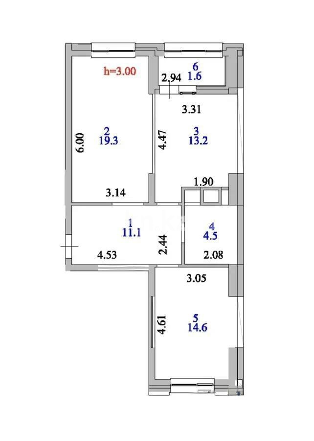 Продажа 2-комнатной квартиры, 65 м² в Астане - фото 5